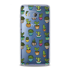 Lex Altern TPU Silicone HTC Case Painted Cactuses