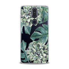Lex Altern TPU Silicone Nokia Case Green Leaves Bloom