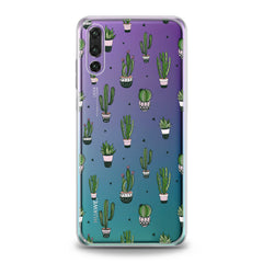 Lex Altern Simple Green Cactus Huawei Honor Case