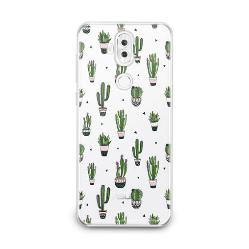 Lex Altern Simple Green Cactus Asus Zenfone Case