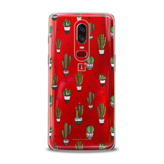 Lex Altern TPU Silicone OnePlus Case Simple Green Cactus