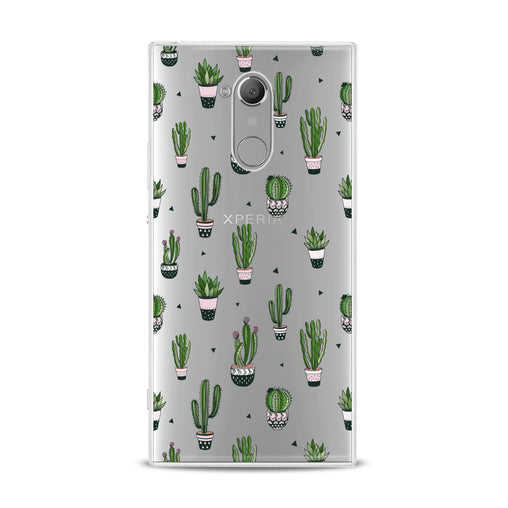 Lex Altern Simple Green Cactus Sony Xperia Case