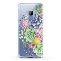 Lex Altern TPU Silicone Samsung Galaxy Case Colorful Flowers