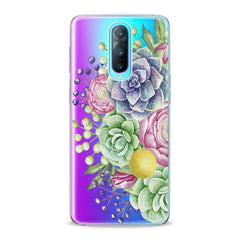 Lex Altern TPU Silicone Oppo Case Colorful Flowers