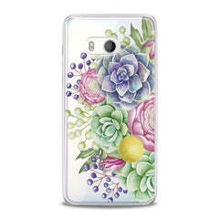 Lex Altern TPU Silicone HTC Case Colorful Flowers