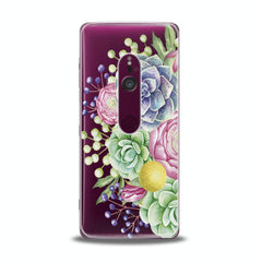 Lex Altern TPU Silicone Sony Xperia Case Colorful Flowers