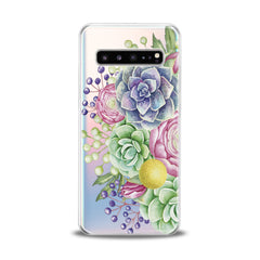 Lex Altern TPU Silicone Samsung Galaxy Case Colorful Flowers