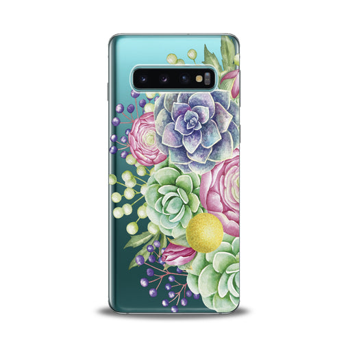 Lex Altern Colorful Flowers Samsung Galaxy Case