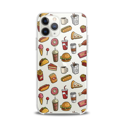 Lex Altern TPU Silicone iPhone Case Tasty Food Pattern
