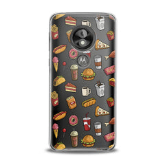 Lex Altern TPU Silicone Motorola Case Tasty Food Pattern