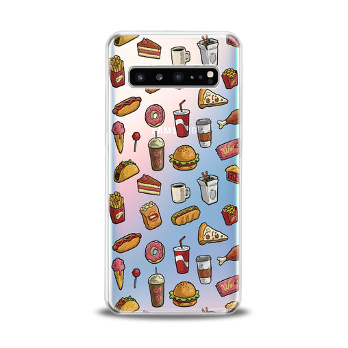 Lex Altern Tasty Food Pattern Samsung Galaxy Case