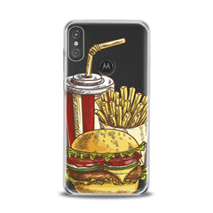 Lex Altern TPU Silicone Motorola Case Tasty Burger