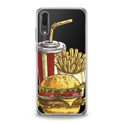 Lex Altern TPU Silicone Huawei Honor Case Tasty Burger