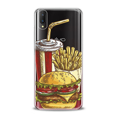 Lex Altern TPU Silicone VIVO Case Tasty Burger