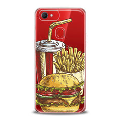 Lex Altern TPU Silicone Oppo Case Tasty Burger