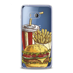 Lex Altern TPU Silicone HTC Case Tasty Burger