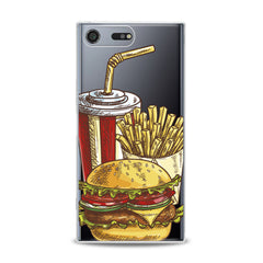 Lex Altern TPU Silicone Sony Xperia Case Tasty Burger
