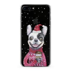 Lex Altern TPU Silicone Phone Case Happy Dog Santa
