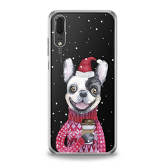 Lex Altern TPU Silicone Huawei Honor Case Happy Dog Santa