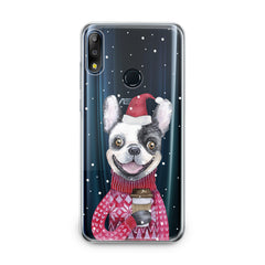 Lex Altern TPU Silicone Asus Zenfone Case Happy Dog Santa