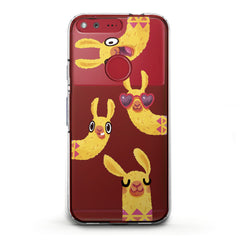 Lex Altern TPU Silicone Phone Case Funny Yellow Llama
