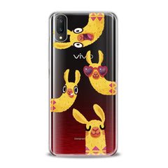 Lex Altern TPU Silicone VIVO Case Funny Yellow Llama