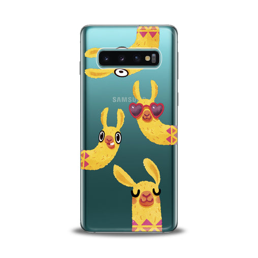 Lex Altern Funny Yellow Llama Samsung Galaxy Case