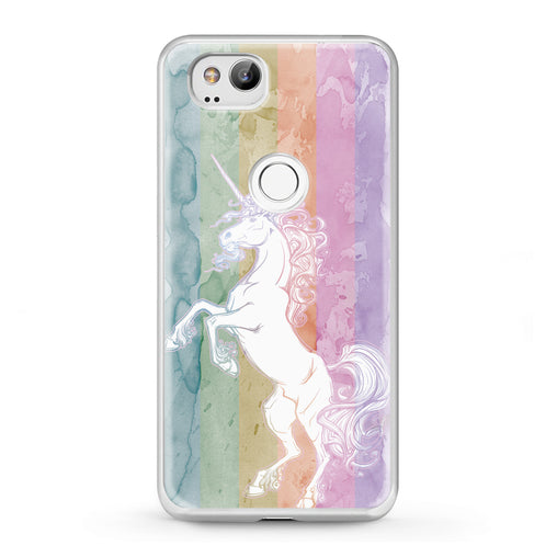 Lex Altern Google Pixel Case Watercolor Cute Unicorn