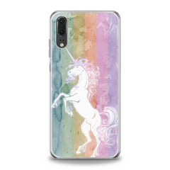 Lex Altern TPU Silicone Huawei Honor Case Watercolor Cute Unicorn
