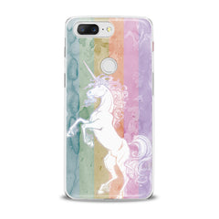 Lex Altern Watercolor Cute Unicorn OnePlus Case