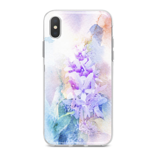 Lex Altern Watercolor Violet Flowers Phone Case for your iPhone & Android phone.