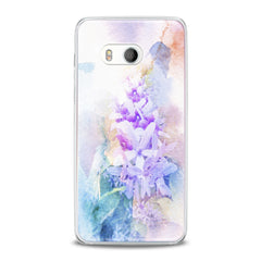Lex Altern Watercolor Violet Flowers HTC Case