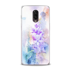 Lex Altern TPU Silicone Phone Case Watercolor Violet Flowers