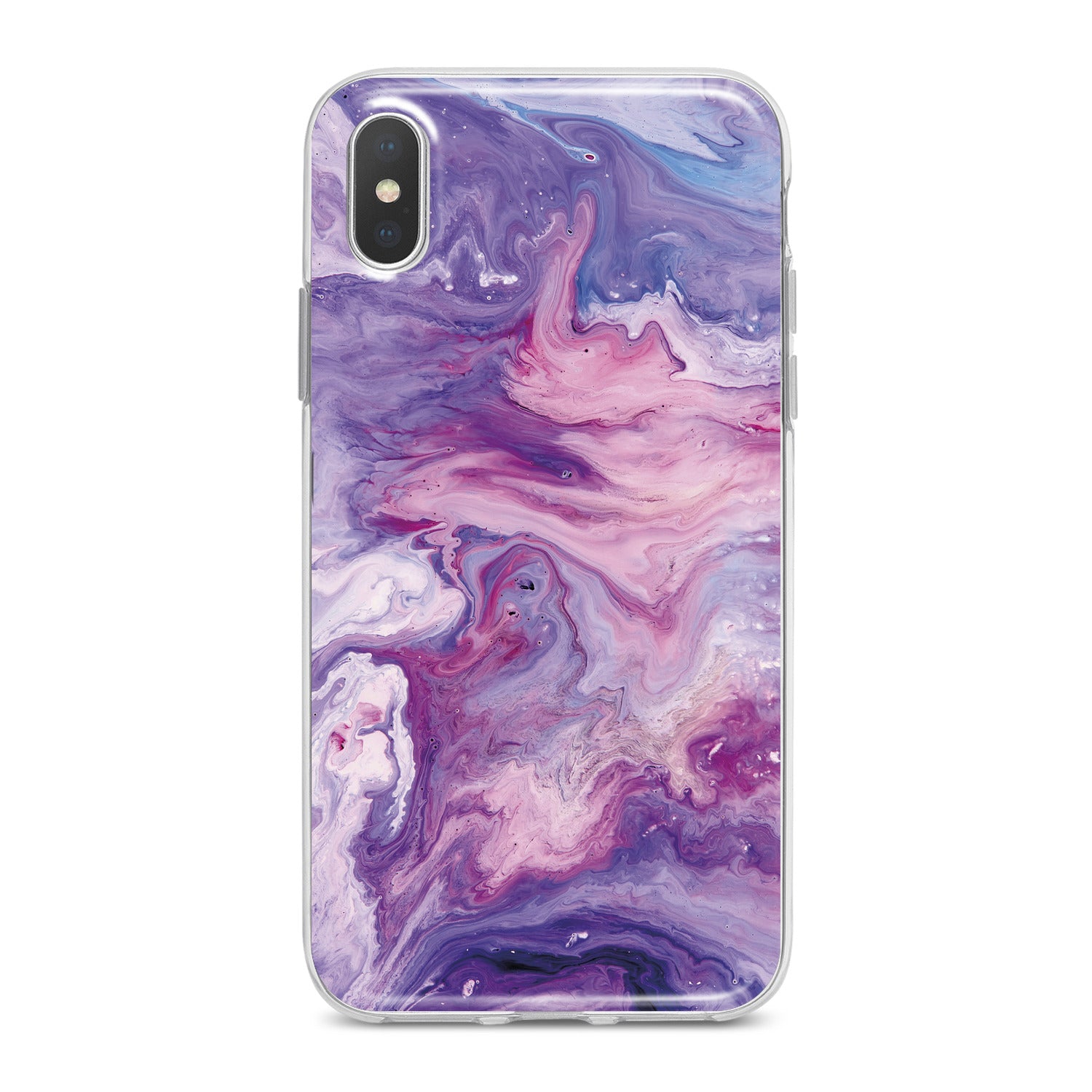 Lex Altern Abstract Violet Print Phone Case for your iPhone & Android phone.