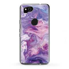 Lex Altern TPU Silicone Google Pixel Case Abstract Violet Print