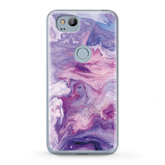 Lex Altern TPU Silicone Google Pixel Case Abstract Violet Print