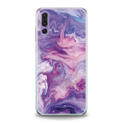 Lex Altern Abstract Violet Print Huawei Honor Case
