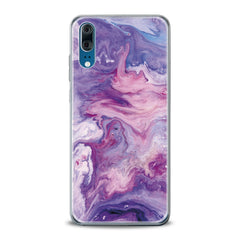Lex Altern TPU Silicone Huawei Honor Case Abstract Violet Print