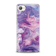 Lex Altern TPU Silicone HTC Case Abstract Violet Print