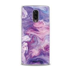 Lex Altern TPU Silicone Phone Case Abstract Violet Print