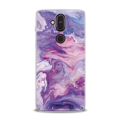Lex Altern TPU Silicone Nokia Case Abstract Violet Print
