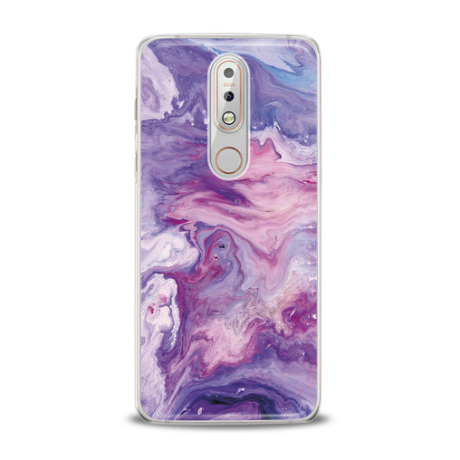 Lex Altern Abstract Violet Print Nokia Case