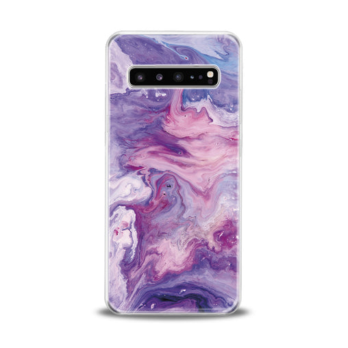 Lex Altern Abstract Violet Print Samsung Galaxy Case