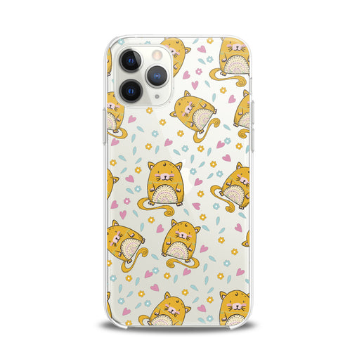 Lex Altern TPU Silicone iPhone Case Yellow Hamsters
