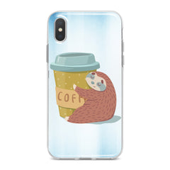 Lex Altern Coffe Sloth Phone Case for your iPhone & Android phone.