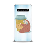Lex Altern TPU Silicone Samsung Galaxy Case Coffe Sloth