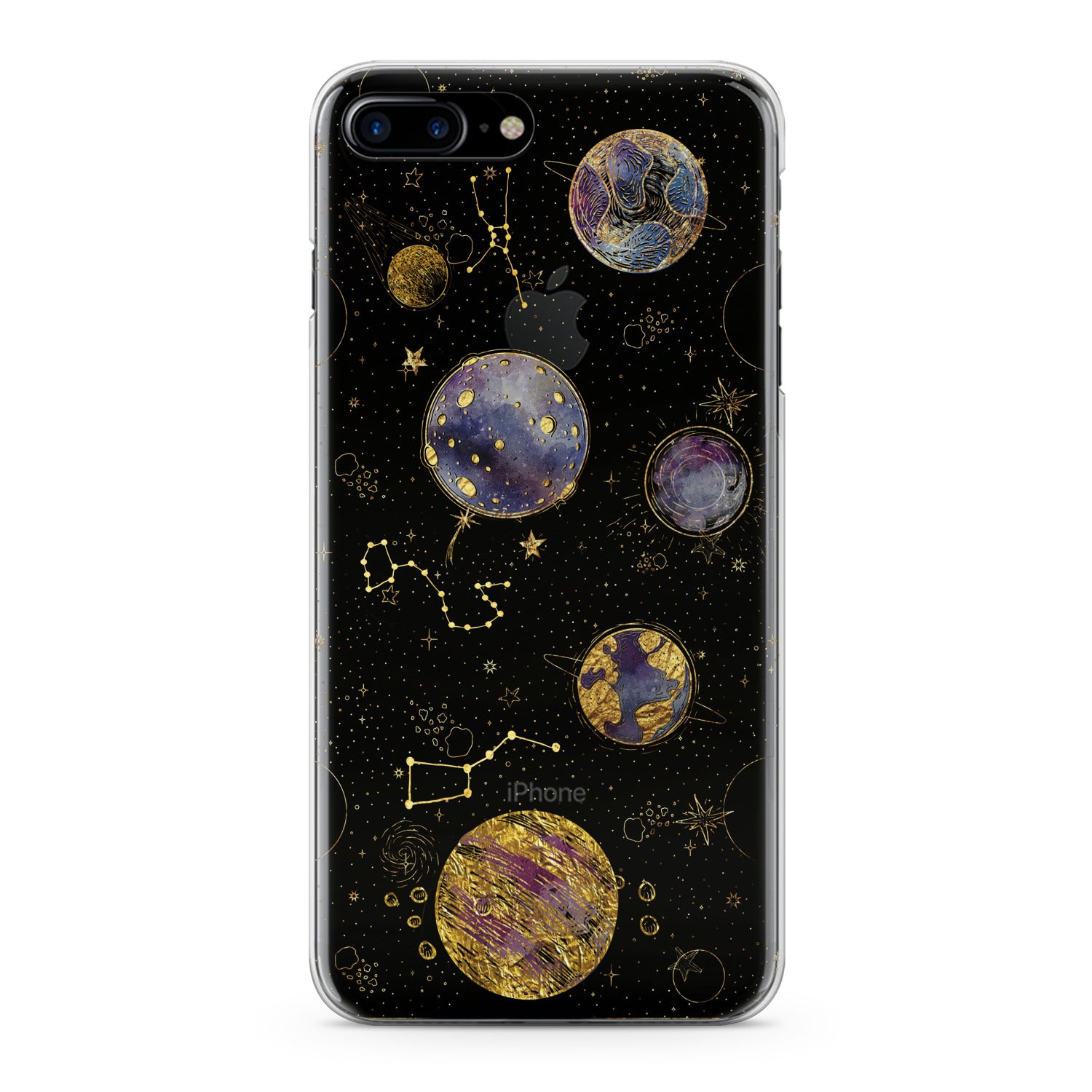 Lex Altern Golden Сonstellation Phone Case for your iPhone & Android phone.