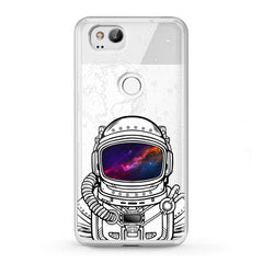 Lex Altern TPU Silicone Google Pixel Case Galaxy Astronaut