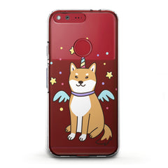 Lex Altern TPU Silicone Google Pixel Case Cute Shiba Inu Dog