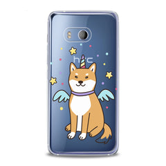 Lex Altern TPU Silicone HTC Case Cute Shiba Inu Dog